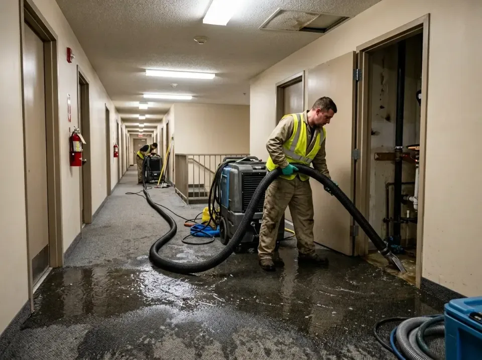 multi-unit-apartment-hallway-f-005 — frequently asked questions, Emergency Burst Pipe Water Extraction & Removal in West Ham…